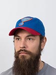 Бейсболка AMERICAN NEEDLE арт. 40742B-SLB Saint Louis Blues Blue Line NHL (синий / красный)